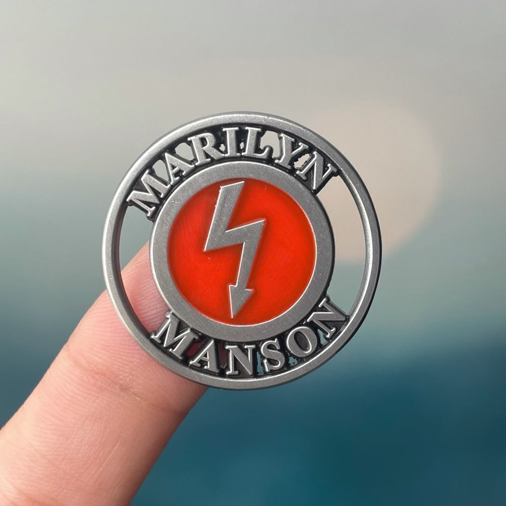 Marilyn Manson Enamel Pin/ Brooch Lapel